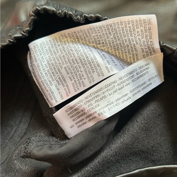 Zara Leather Cargo Pants - Picture 7 of 7